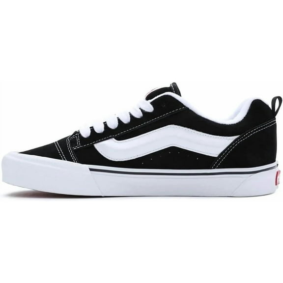 VANS U KNU SKOOL UNISEX SNEAKERS - BLACK - Black / True White / Men 7 / Women 8.5 / Medium