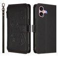 thumbnail image 2 of Zipper Wallet Leather Phone Case For iPhone 16 Plus, 2 of 5
