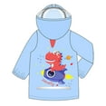 thumbnail image 2 of Siilsaa Toddler Raincoat Raincoats for Kids, Reusable Rain Ponchos with Hood and Sleeves Rain Coats for Boys and Girls Light Blue,10-12 Years, 2 of 5