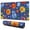 Pioneer Flower Floral-3, variant on Long Mouse Pads for Desk,Pioneer Flower Floral Print Pattern Desk Mats on Top Of Desks, Desk Mouse Pad Extra Large with 3mm Non-Slip Base and Stitched Edge for Gaming,Office,Work,Home 31.5"x11.8"