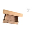 thumbnail image 4 of Estante flotante con cajón montado en la pared con compartimento para una fácil instalación y estante de almacenamiento para decoración del hogar con, 4 of 7