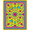 Yellow, Pattern 4, variant on ODIKA 4' x 6' Machine Washable Non-Slip Area Rug, Boho chick High Traffic Rug, Yellow, 696360