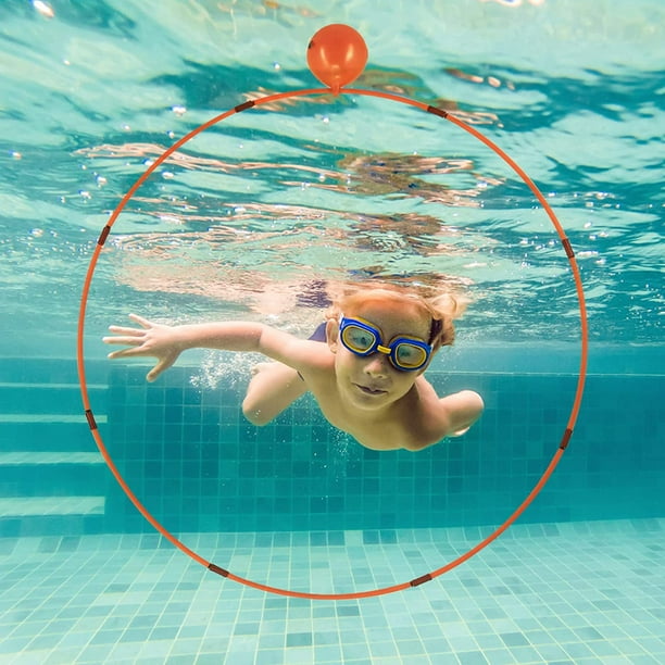 Pool Toys Diving Swim Rings, SHIYIBLD Swim Thru Rings for Kids Adults