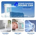 thumbnail image 2 of Portable Evaporative Air Conditioner in Gray with Remote and Night Light, 2 of 7