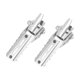 thumbnail image 2 of sweethay Reposapiés para motocicleta, 2 uds., reposapiés, Pedal de motocicleta, repuesto de pieza de estribo, suministros de reparación, repuesto para Accesorios para motos Plata sweethay VI016707-02B, 2 of 6