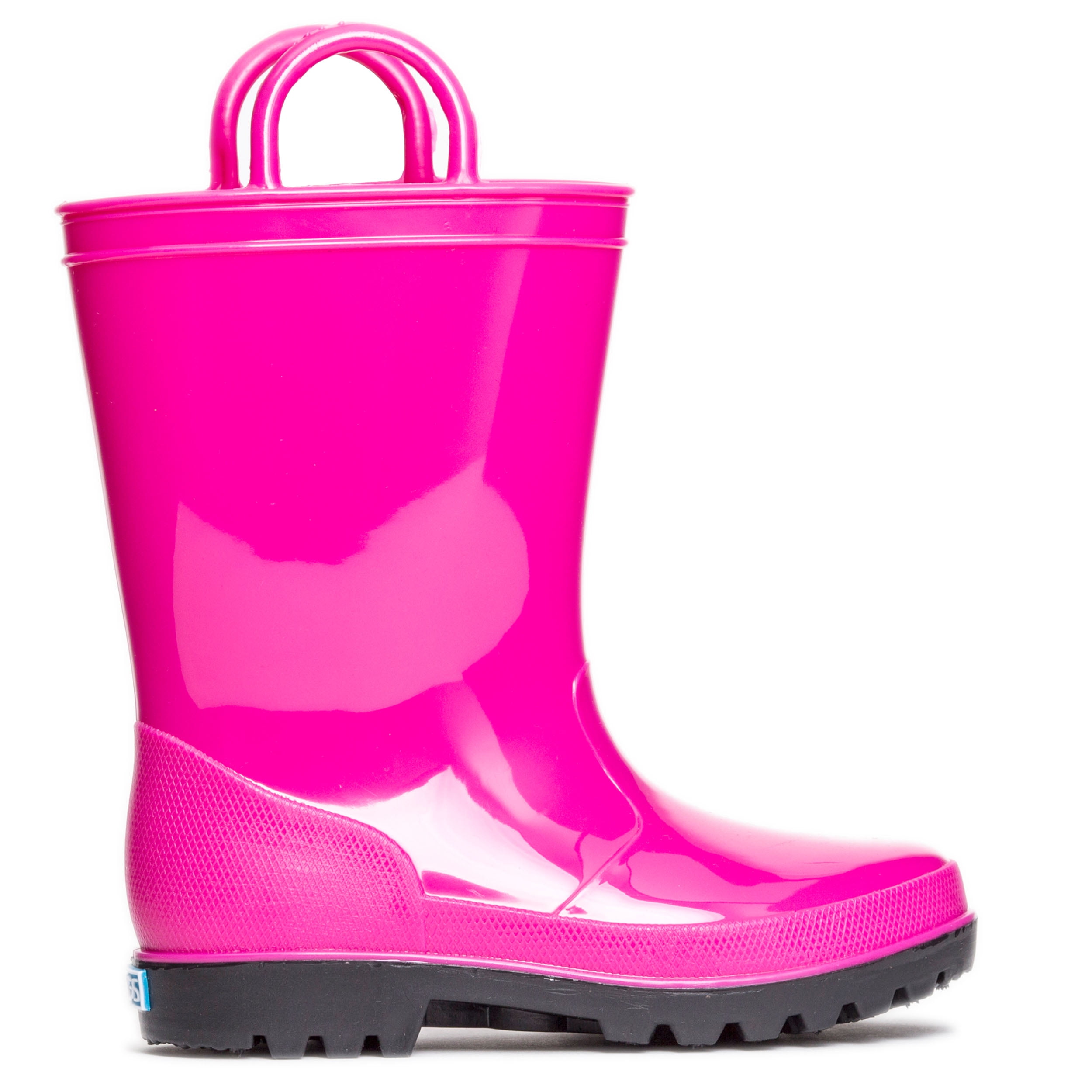 ZOOGS Kids Waterproof Rain Boots for Girls, Boys, and Toddlers Fuchsia
