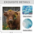 thumbnail image 3 of Diamond Art Kits for Adults - 5d Cow With Sunflowers In Meadow Diamond Painting for Adults, Diamond Art for Adults Beginners, Diamond Painting Kits for Adults for Home Wall Decor, 3 of 7