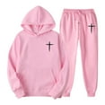 thumbnail image 1 of Men’s Suits 2024 Track And Field 2 Piece Hooded Sports Casual Running Jogging Set| Men’s Suits 2, 1 of 2