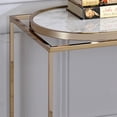 thumbnail image 5 of Furniture of America Bradley Console Table, White/Gold, 5 of 7