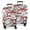 Red And White, variant on Pink Footballs with Bows Pattern Luggage Cover Fashion Suitcase Cover Baggage Covers Fit 25-28 Inch Luggage (Go Travel)