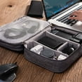 thumbnail image 4 of Three-Layer Travel Cable Organizer Bag for Electronics Accessories, Including Cables, Chargers, Power Bank, Mouse, iPad, Phone, SD Card, and Hard Disk, 4 of 5