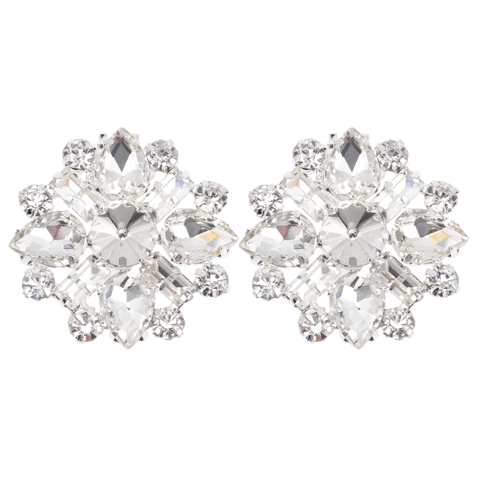 Shoe Clips Clip Rhinestone Shoes Jewelry Buckles Accessories Wedding