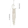 thumbnail image 3 of 3 Styles Macrame Moon Dreamcatcher Wall Hanging, Hand Woven Cotton Tassel Tapestry, Boho Home Wall Art Decor for Bedroom Living Room Dorm Nursery Apartment, 3 of 6