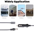 thumbnail image 3 of Cable De Alimentación Del Cargador Del Coche, USB C Al Cable De Alimentación De CC A Prueba De Agua 2 En 1 5,5x2,1 Mm Para Mini Antena Parabólica, 3 of 7