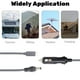 thumbnail image 3 of Cable De Alimentación Del Cargador Del Coche, Cable De Alimentación USB C A CC Plug And Play 2 En 1 Cobre De Goma Para Mini Antena Parabólica, 3 of 7
