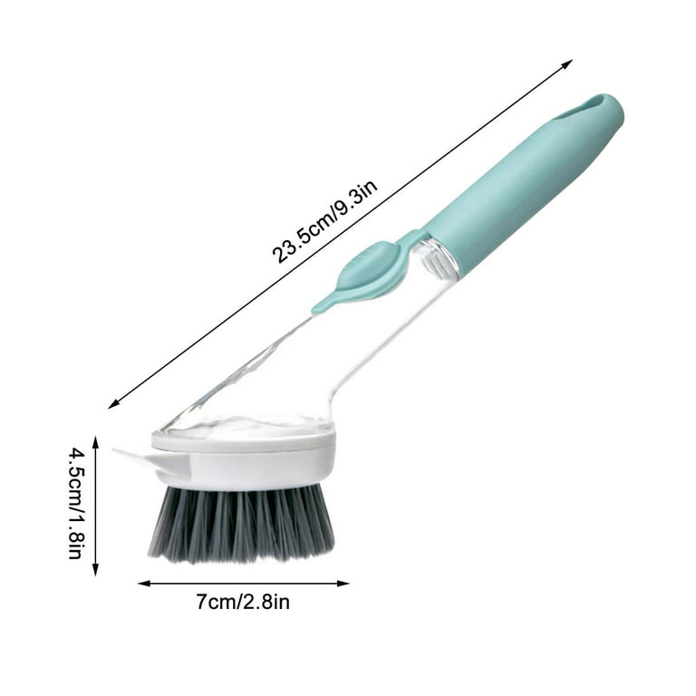 XMMSWDLA Spin Scrubber, Power Cleaning Brush Dispenser Brush Heads Portable  Handheld Scrubber for Bathroom, Kitchen, Wall, Oven, Dish, Tile, Tub
