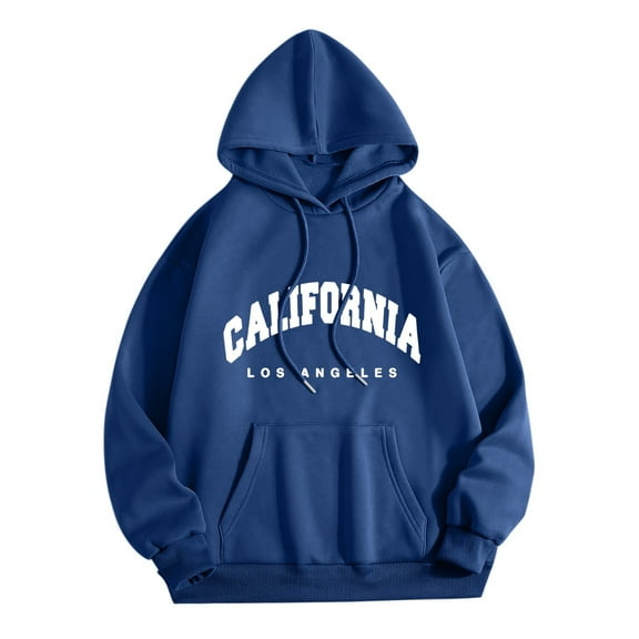 Hoodies for Women Long Sleeve Hoodie Pullover Hoodies Soft Hoodie Dark Blue Sweatshirts for Women Fall Jackets Preppy Clothes