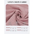 thumbnail image 4 of TEMOFON Pants for Women Wide Leg Linen Pant Flowy Palazzo Summer Casual Pants with Pocket Pink Drawstring Comfort Loose Lounge Pants XL, 4 of 10