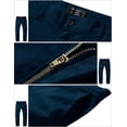 thumbnail image 4 of Pantalones chinos a juego para hombre, rectos, azules y negros, talla 38, 4 of 5