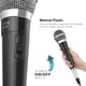 thumbnail image 4 of Micrófonos dinámicos con cable, micrófonos de mano profesionales con cable de 10 pies con toma de micrófono de 1/4" para cantar, hablar, bodas, escenario, 4 of 8