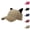 Khaki, variant on Cute Cat Ear Baseball Cap for Men Women Wide Brim Funny Baseball Hat