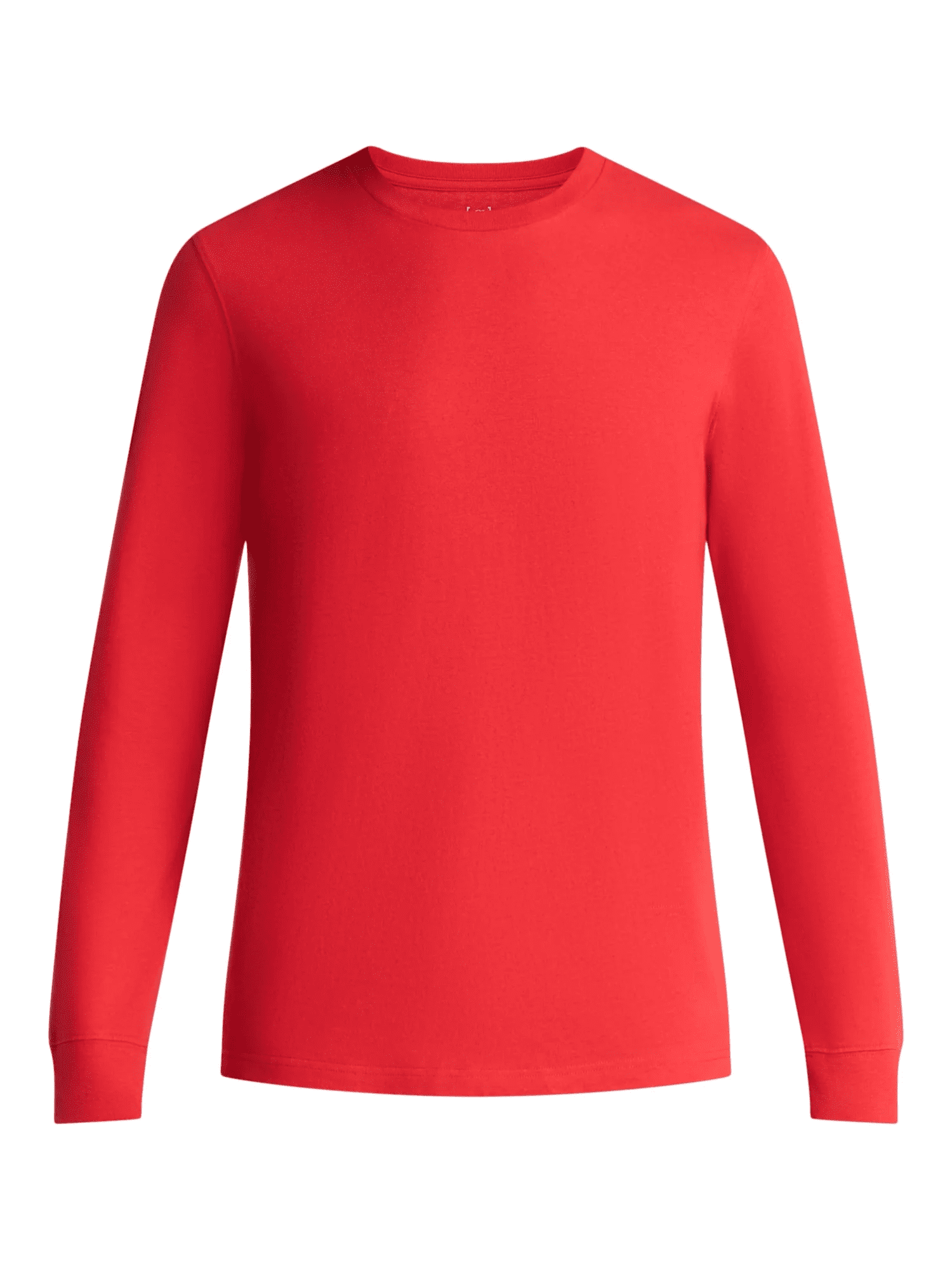 (3 pack) George Men's & Big Men's Relaxed Fit Cotton Crewneck T-Shirt with Long Sleeves, Size XS-3XL