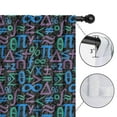 thumbnail image 4 of Blackout Kids Curtains,Math Equations Colorful Symbols Pattern Childrens Insulated Curtains Set Of 2,Bedroom Essentials,Toddler Room Decor 42"x84", 4 of 5