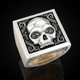 thumbnail image 5 of Antique Skull Ring Pattern Urn Jewelry European And American, 5 of 5