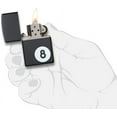thumbnail image 3 of Zippo Lighter - Personalized Custom Message Engrave on Back for Billiards 8-Ball Pool (Black 28432), 3 of 7