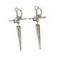 thumbnail image 5 of Pendientes góticos jinwen plata vintage punk, 5 of 8