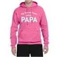 thumbnail image 2 of Wild Bobby My Favorite People Call Me PAPA Father's Day Unisex Graphic Hoodie Sweatshirt, Neon Pink, XX-Large, 2 of 5