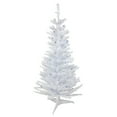 thumbnail image 2 of Northlight Pre-Lit Slim Woodbury White Pine Artificial Christmas Tree - 4' - Blue Lights, 2 of 6