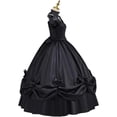 thumbnail image 3 of Women's Southern Belle Gothic Victorian Rococo Dress Elegant Tea Length Ball Gown, 3 of 5