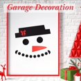 thumbnail image 4 of Christmas DIY Sticker Set for Garage Door Snowman Face Decorations Decals Garage Door Sticker Xmas Outdoor Holiday Decor, 4 of 7