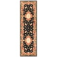 thumbnail image 2 of SAFAVIEH Classic Chedomir Floral Wool Runner Rug, Black/Green, 2'3" x 10', 2 of 9