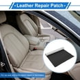 thumbnail image 2 of Unique Bargains Self Adhesive Leather Repair Patch Leather Repair Tape for Automotive Car Seat Sofa Couches Chair Interior Trim Black 60" x 17", 2 of 7