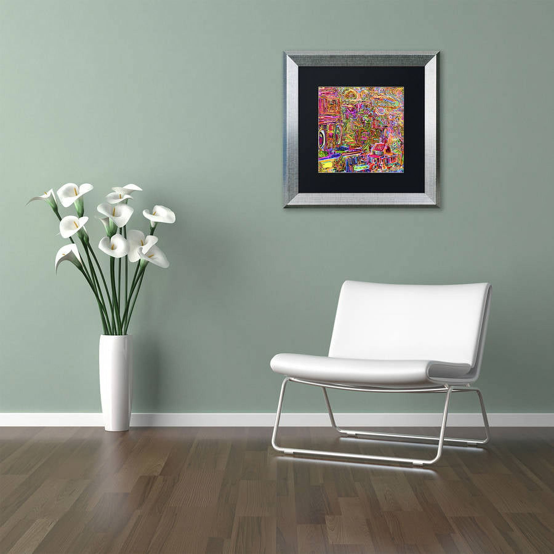 Trademark Fine Art "Strathcona No 2" Canvas Art by Josh Byer, Black Matte, Silver Frame
