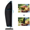 thumbnail image 2 of Waterproof Patio Cover, Durable Outdoor Umbrella Cover with Windproof Design for Garden Parasols, Easy Installation Patio Cover with Premium Outdoor Material, Black, 2 of 6