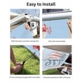 thumbnail image 7 of 4th of July RV Awning Sun Shade Screen 9'X7' America1776-2026 Mesh Sunscreen Blue Vintage USA Flag Awning Shade Screen with Zipper UV Blocker Completed Kits Outdoor Canopy for RV Motorhome Camper, 7 of 7