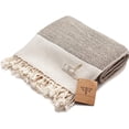thumbnail image 6 of Smyrna Farmhouse Beige Solid 100% Cotton Throw, 60" x 80", 6 of 7