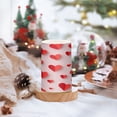 thumbnail image 5 of Set of 2 Flameless Candles Lights with Remote Control Flickering LED Candles Electric Candles for Home Decor Parties Red Paper Hearts, 5 of 7