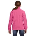 thumbnail image 2 of Youth 8 oz. Full-Zip Fleece - CHARITY PINK - M, 2 of 3
