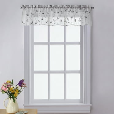 CHF Polyester Light Filtering Tiers Rod Pocket, Gray, .01" x 56", Adult