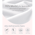 thumbnail image 3 of ANLIQI Women's Underwear Modal Hipster Panties Full Coverage Briefs Soft Stretch Breathable Ladies Underwear 3/6 Pack (3E,XL), 3 of 6