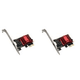 thumbnail image 1 of WDOplteas Adaptador Red PCIe 2 5G Controlador LAN RTL8125B RJ45 10/100/1000M/2 5Gbps, 1 of 8