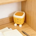 thumbnail image 4 of Cute Animal Shaped Pen Holder, Plastic Desktop Organizer for Stationery, Compact Storage Box for Office Desk Decor, 4 of 6