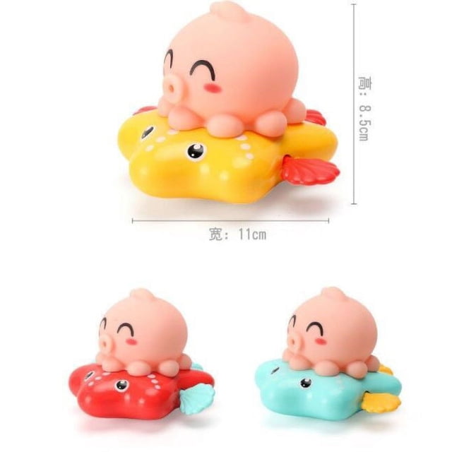C Aquatic Bath Time Toy Spray Water Play Set For Kids Sensory Development