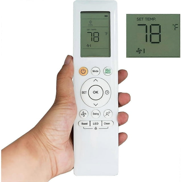 Replacement AC Remote Control RG10A / RH10B Compatible for Midea A/C Air