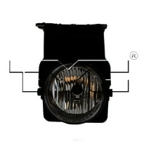 TYC 19-5542-90-9 CAPA Certified Fog Light Assembly Fits select: 2005-2007 GMC NEW SIERRA, 2005-2007 GMC SIERRA
