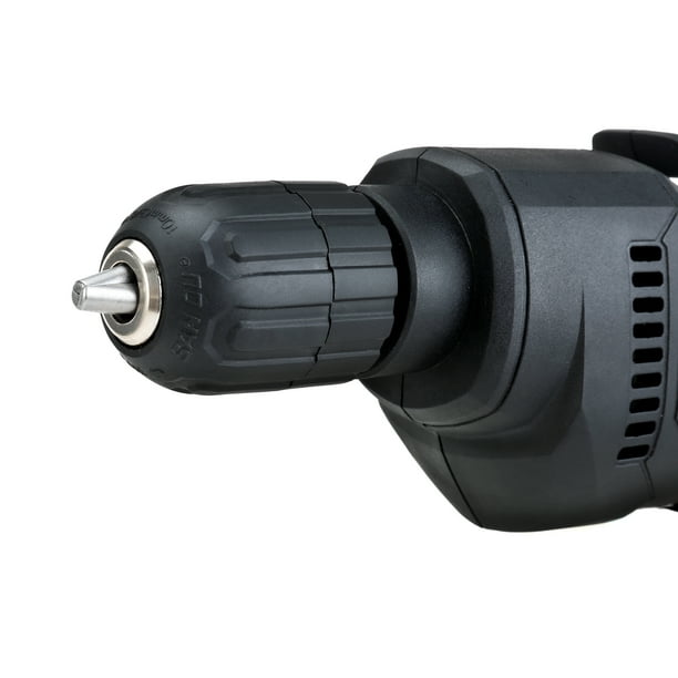 Hyper Tough 5 AMP Corded Drill, 3/8 inch Keyless Chuck, Variable Speed, Lock-on Feature & Belt Clip Hyper Tough 5 AMP Corded Drill, 3/8 inch Keyless Chuck, Variable Speed, Lock-on Feature & Belt Clip